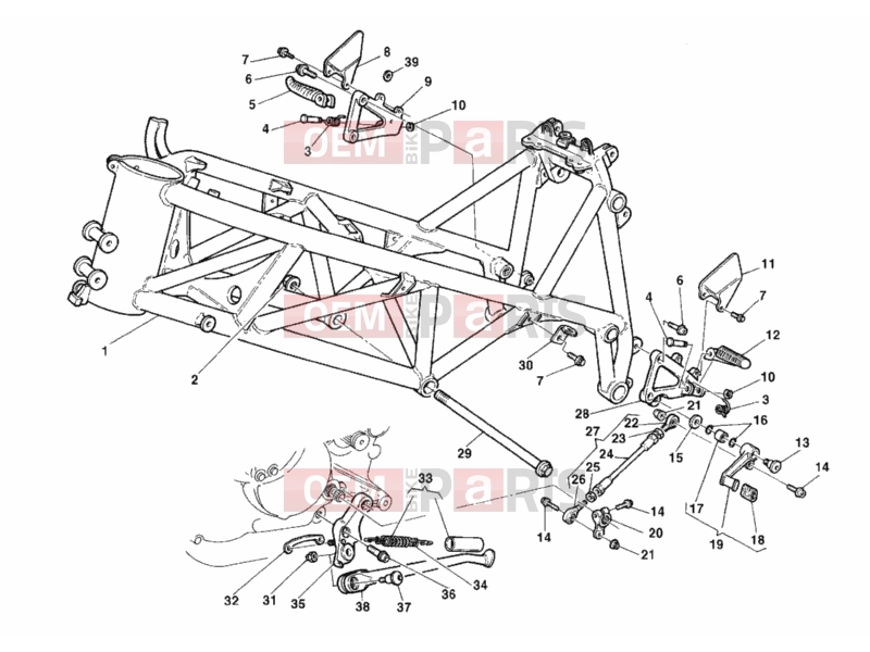 DUCATI 2000 Superbike 996 FRAME » FRAME