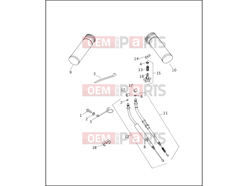 Harley-Davidson 2001 DYNA DYNA SUPER GLIDE  - FXD THROTTLE CONTROL