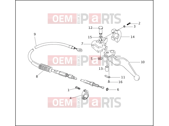 Harley-Davidson 2001 SOFTAIL NIGHT TRAIN  - FXSTB CLUTCH CONTROL
