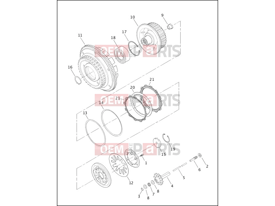 Harley-Davidson 2000 DYNA DYNA SUPER GLIDE  - FXD CLUTCH