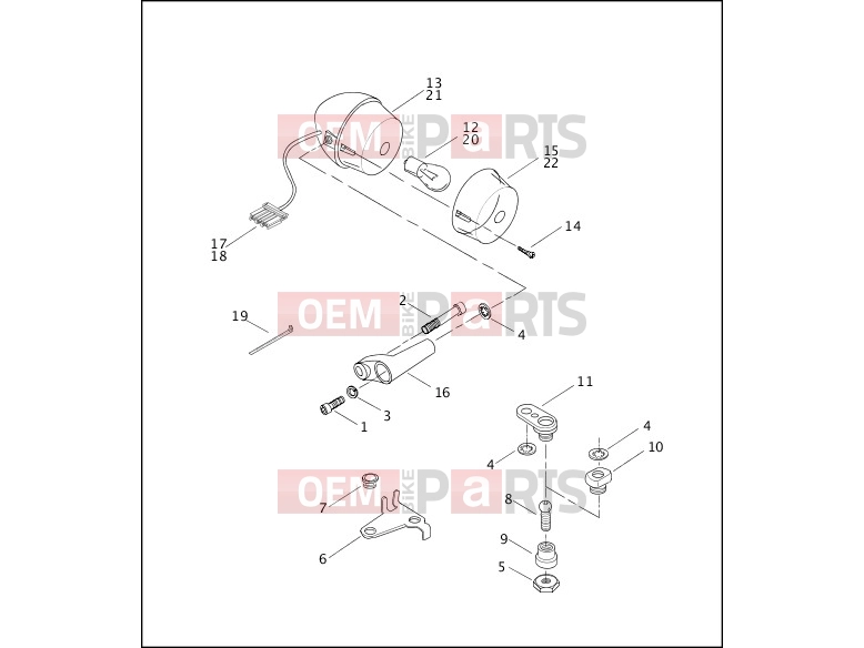 Harley-Davidson 2000 DYNA DYNA WIDE GLIDE  - FXDWG FRONT TURN SIGNALS