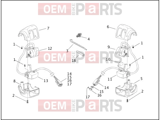 Harley-Davidson 2000 SOFTAIL FAT BOY  - FLSTF HANDLEBAR SWITCHES