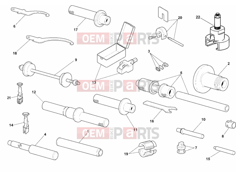 DUCATI 2000 Superbike 996 SPS WORKSHOP SERVICE TOOLS, FRAME » FRAME