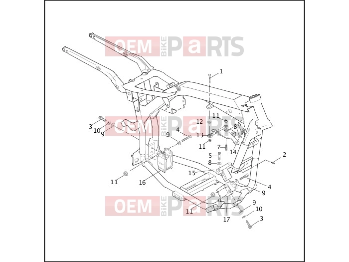 Harley-Davidson 1999 DYNA DYNA SUPER GLIDE CONVERTIBLE  - FXDS CONV ENGINE MOUNTS & STABILIZER LINK