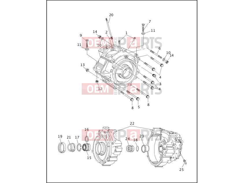 Harley-Davidson 1999 SOFTAIL SOFTAIL STANDARD  - FXST CRANKCASE