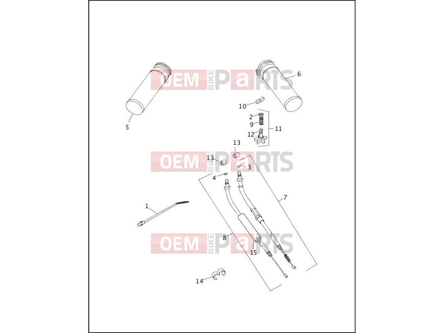 Harley-Davidson 1998 DYNA DYNA SUPER GLIDE  - FXD THROTTLE CONTROL