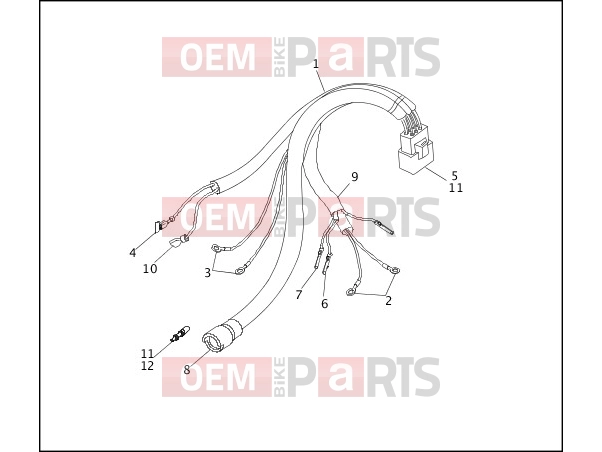 Harley-Davidson 1996 DYNA DYNA SUPER GLIDE  - FXD WIRING HARNESS - IGNITION MODULE