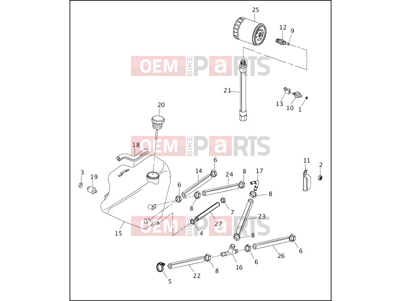 On 9969 - Clamp exploded view