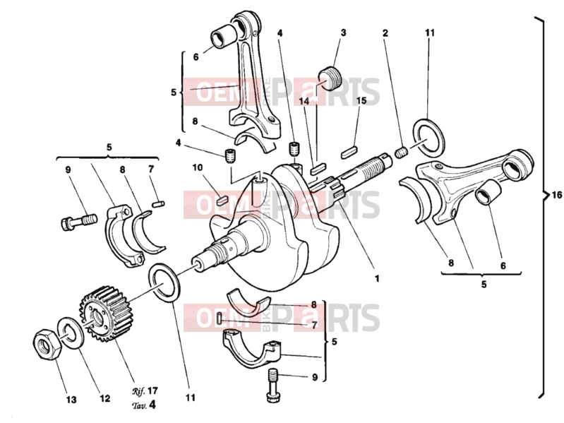 DUCATI 2000 Sporttouring ST2 CRANKSHAFT » ENGINE CASE