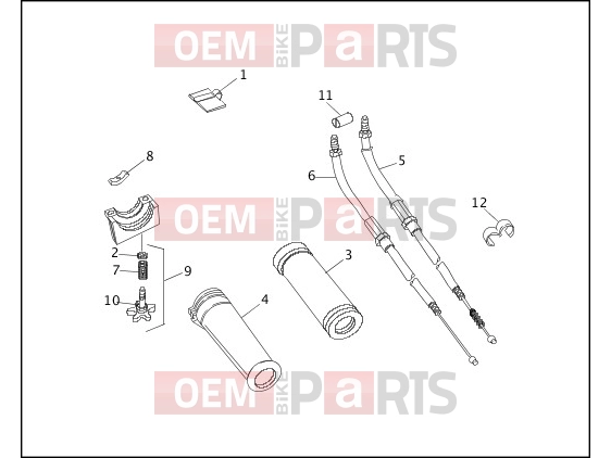 Harley-Davidson 1995 DYNA DYNA SUPER GLIDE  - FXD THROTTLE CONTROL - 1995