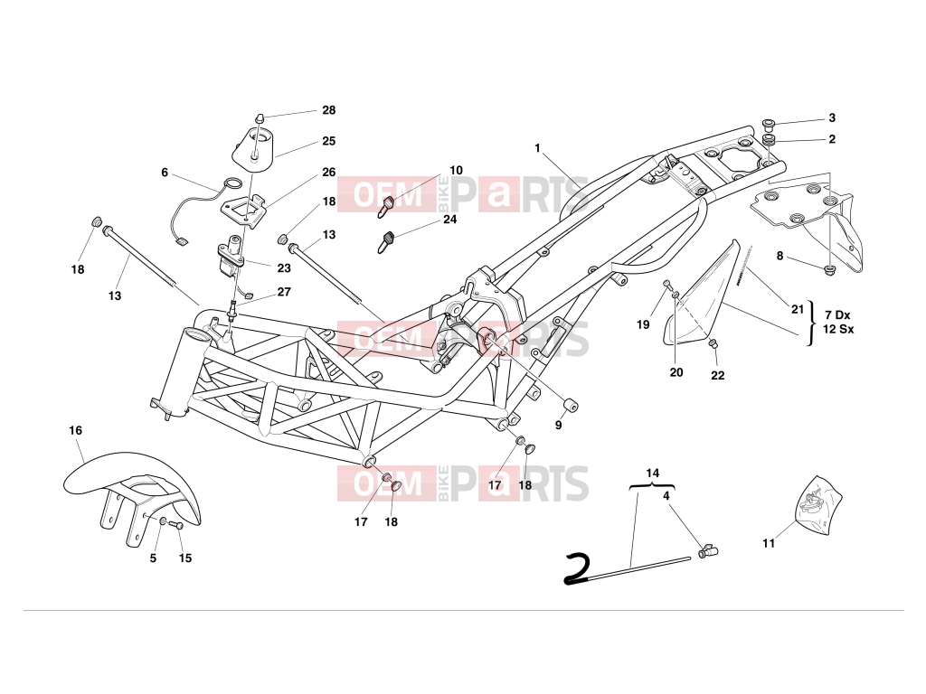 DUCATI 2005 Monster 1000 S FRAME