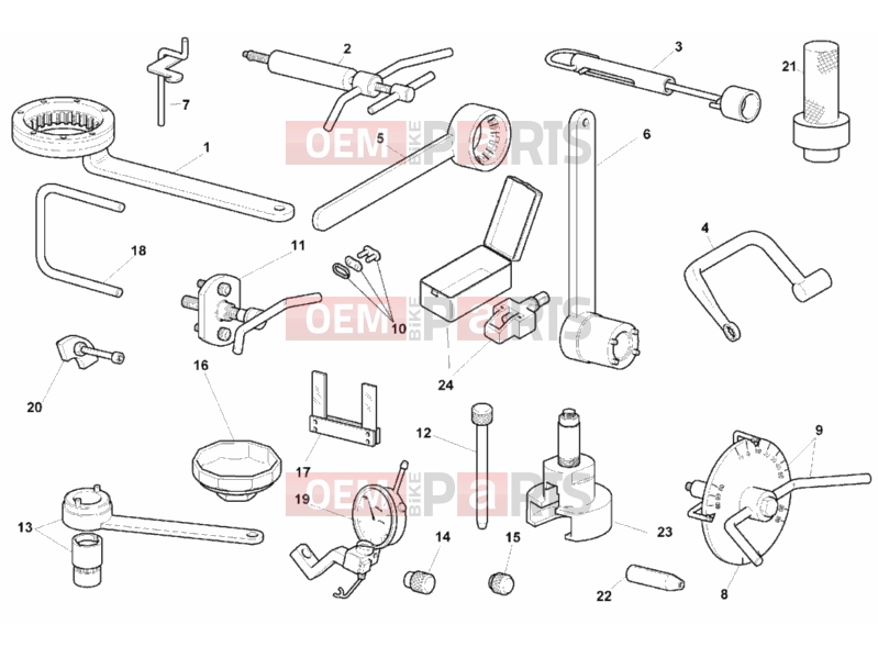 DUCATI 1999 Monster 600 City WORKSHOP SERVICE TOOLS » SPECIAL TOOLS