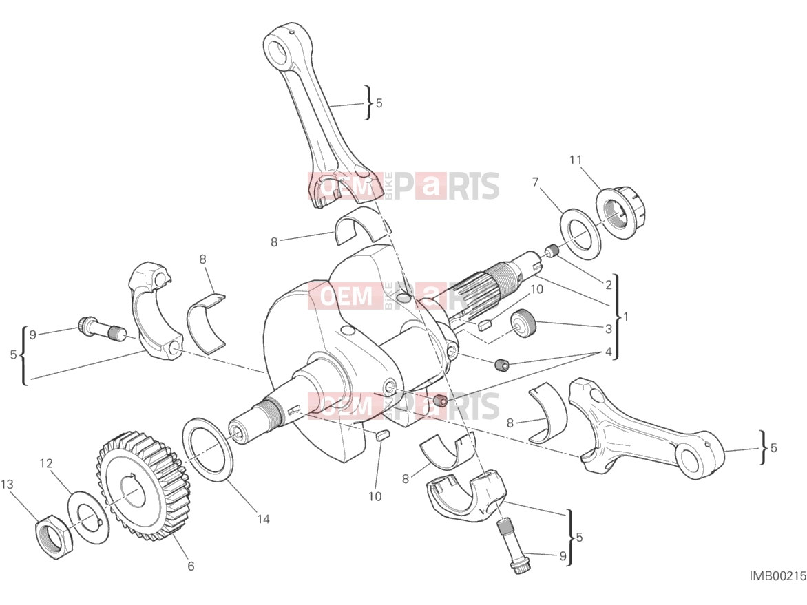 DUCATI 2016 Scrambler Icon CONNECTING RODS