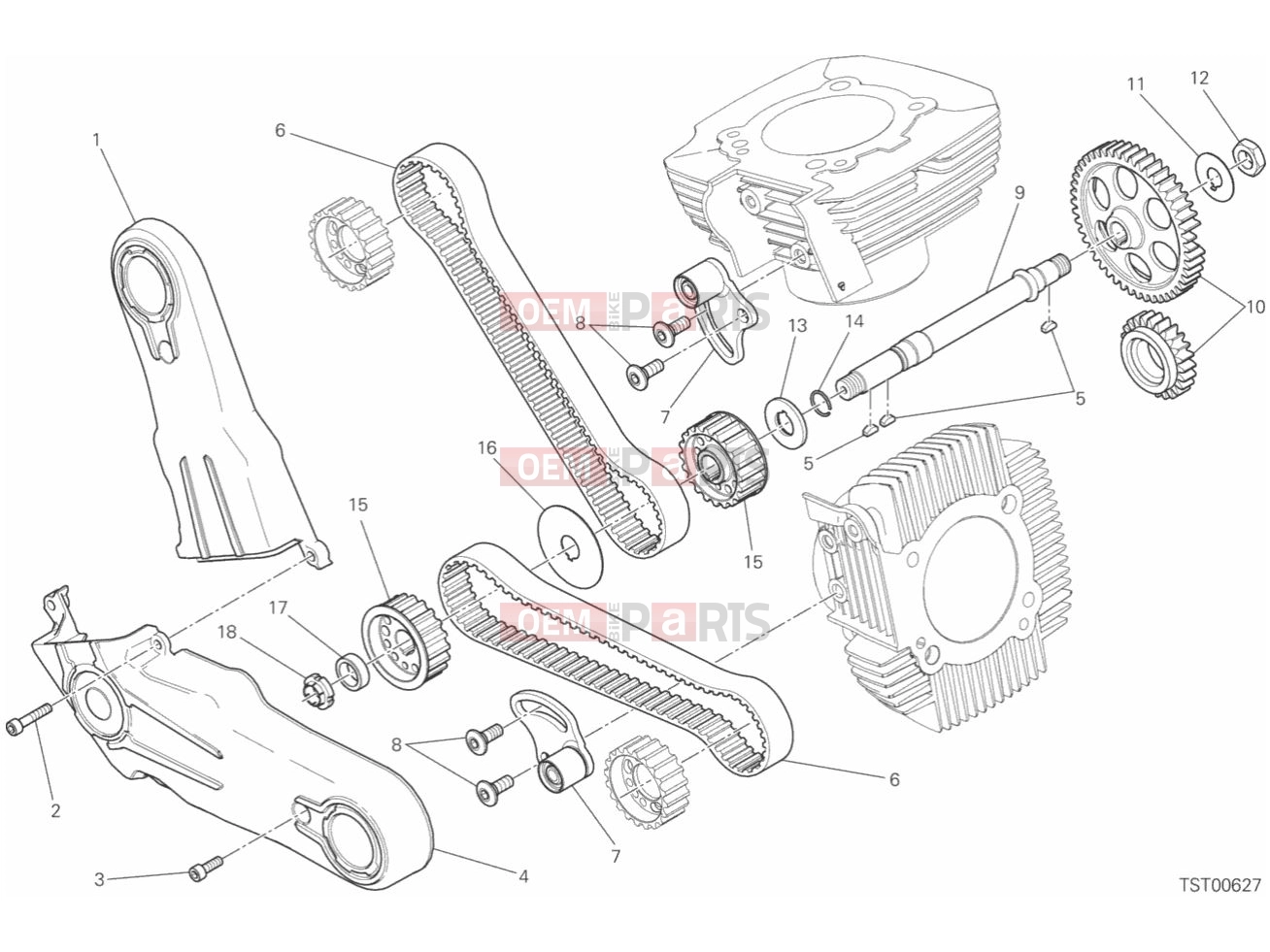 DUCATI 2019 Scrambler Desert Sled TIMING SYSTEM