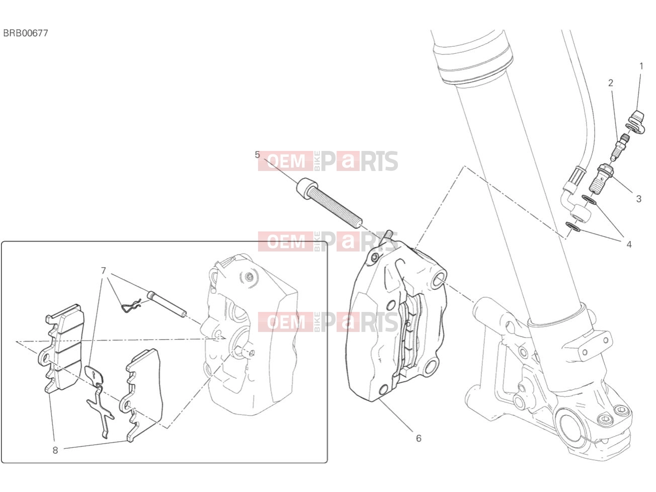 DUCATI 2019 Scrambler Desert Sled FRONT BRAKE SYSTEM