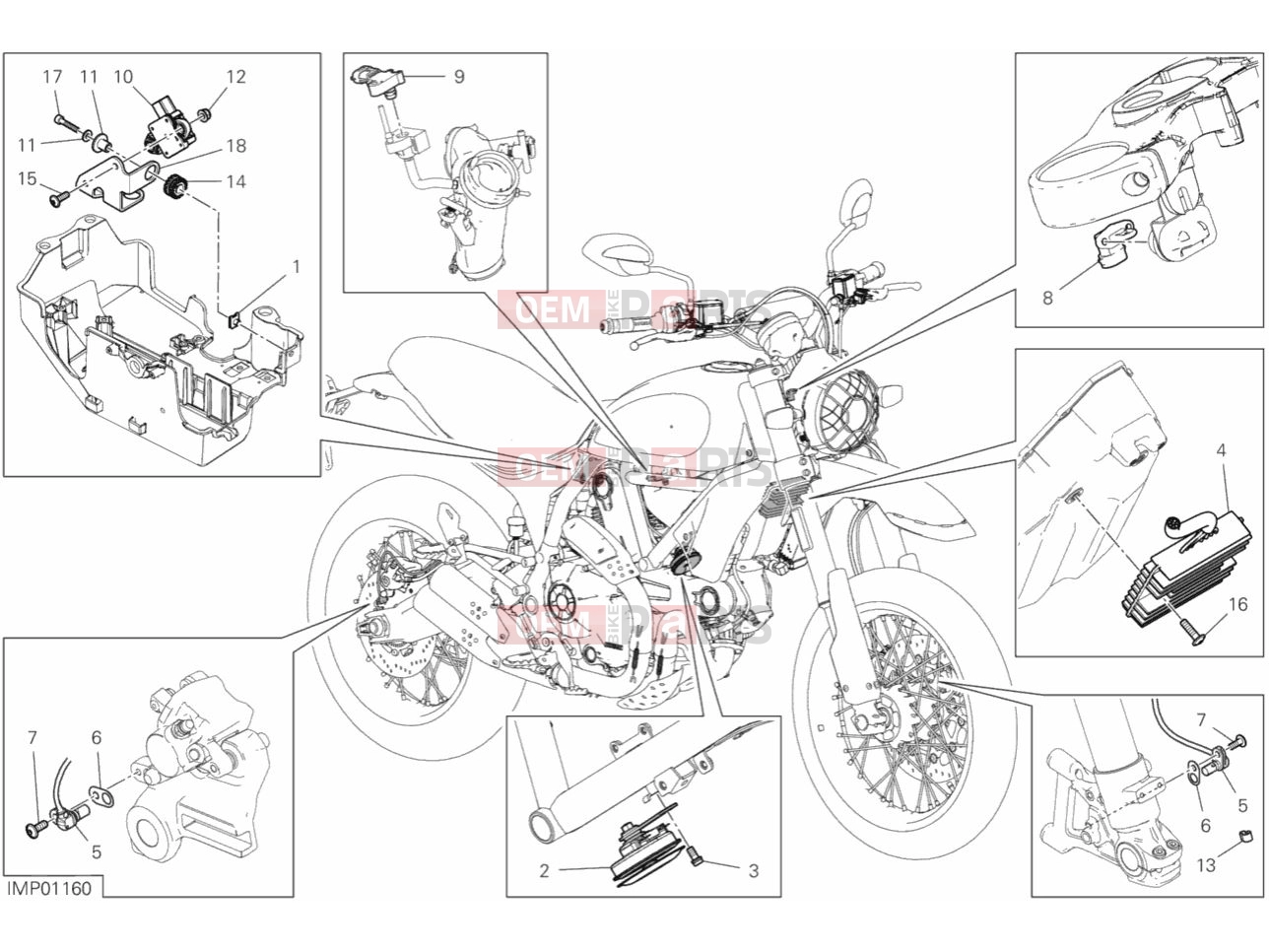 DUCATI 2020 Scrambler Desert Sled ELECTRICAL DEVICES
