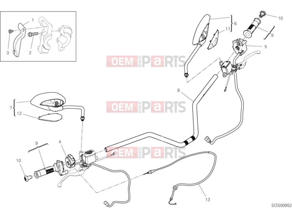 DUCATI 2020 Scrambler Full Throttle Handlebar