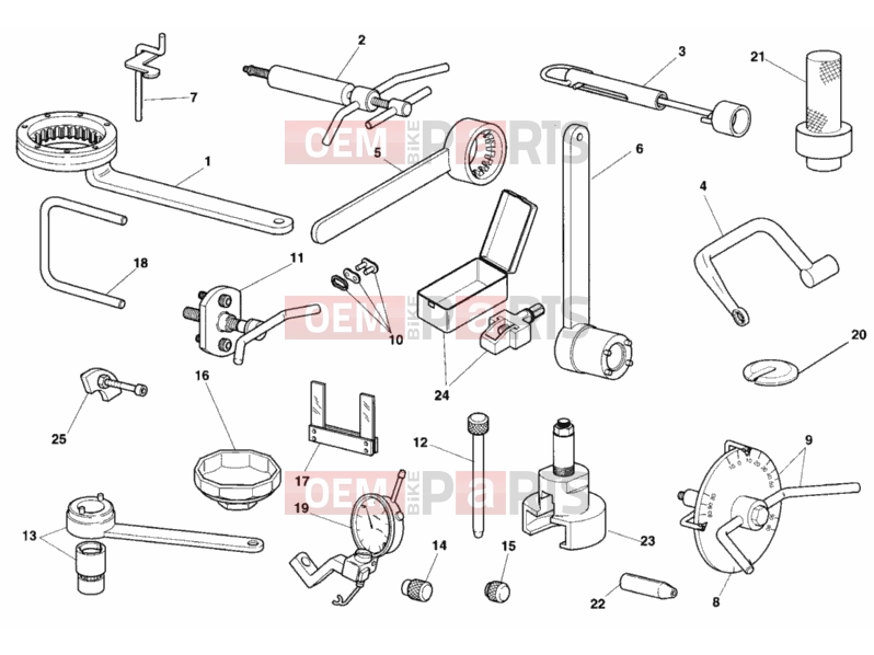 DUCATI 1999 Monster 600 Dark WORKSHOP SERVICE TOOLS » SPECIAL TOOLS