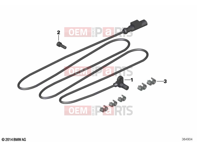 BMW Motorrad BMW 2020 C models C evolution (0C03) 34 | Wheel-speed sensor | Wheel-speed sensor