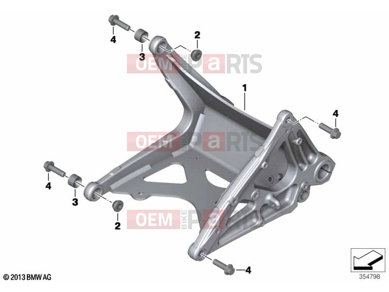BMW Motorrad BMW 2020 C models C evolution (0C03) 46 | Intermediate frame | Intermediate frame