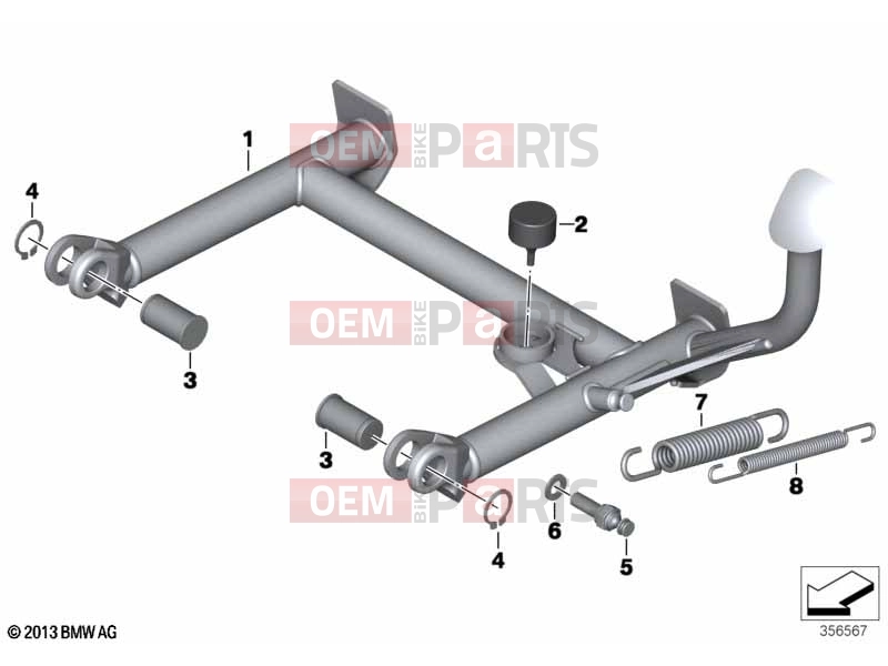 BMW Motorrad BMW 2020 C models C evolution (0C03) Centre stand
