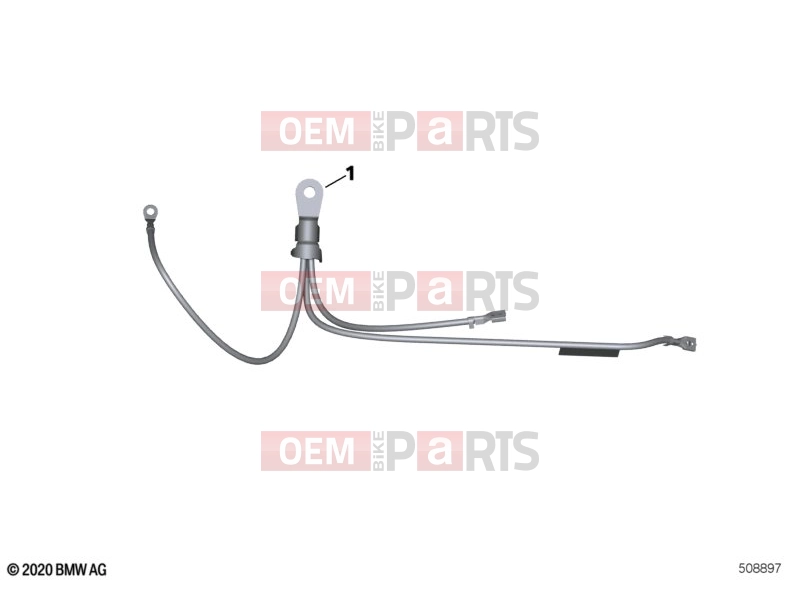 BMW Motorrad BMW 2020 C models C evolution (0C03) 61 | Earth cable | Earth cable