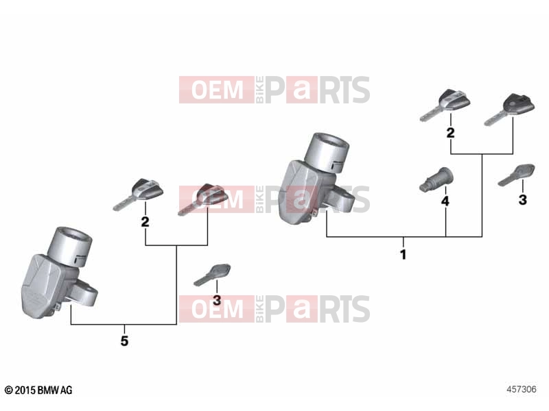 BMW Motorrad BMW 2020 C models C evolution (0C03) Single key locking system EWS 4