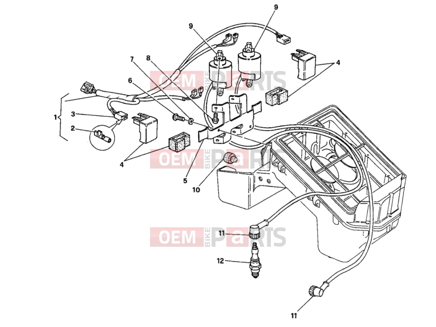 DUCATI 1999 Monster 750 IGNITION COIL » IGNITION SYSTEM