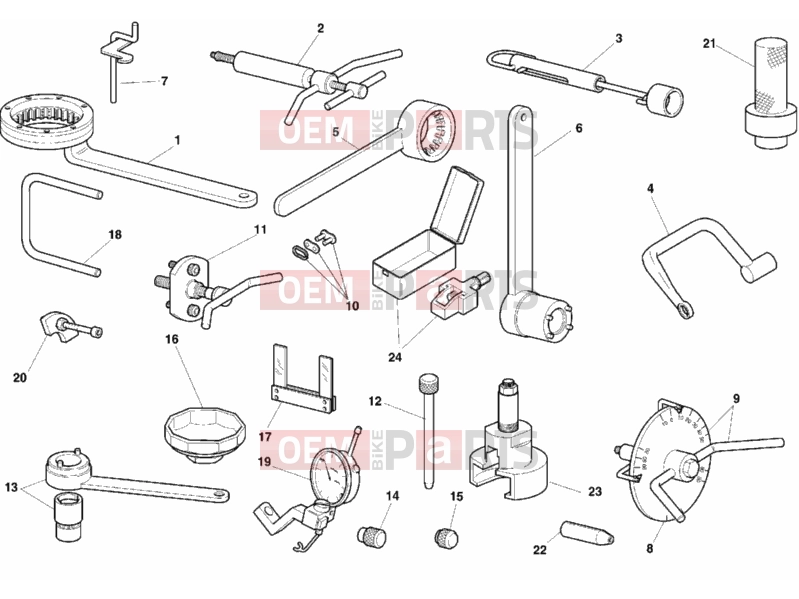 DUCATI 1999 Monster 750 Dark WORKSHOP SERVICE TOOLS » SPECIAL TOOLS