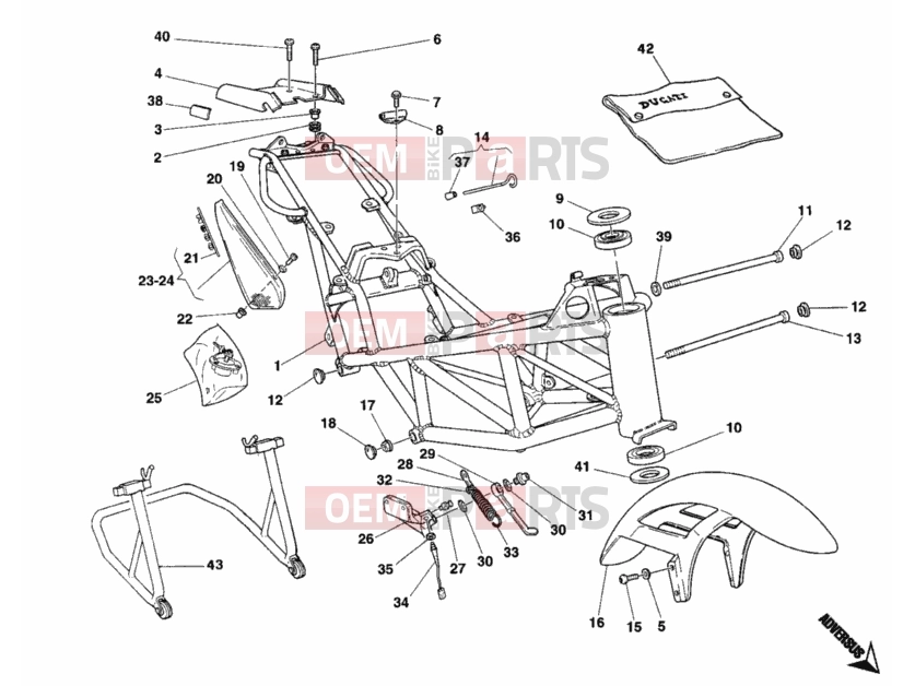 DUCATI 1999 Monster 900 FRAME » FRAME