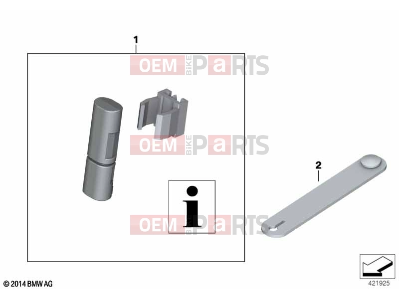 BMW Motorrad BMW 2020 R models R 1250 GS 19 (0J90) 12 | Coding plug | Coding plug