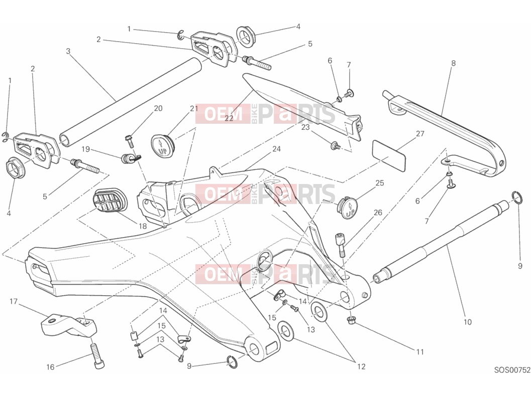 DUCATI 2015 Scrambler Icon SWINGARM