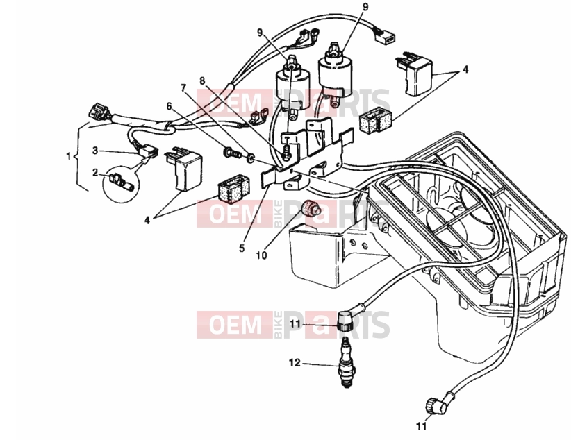 DUCATI 1998 Monster 600 Dark IGNITION COIL » IGNITION SYSTEM