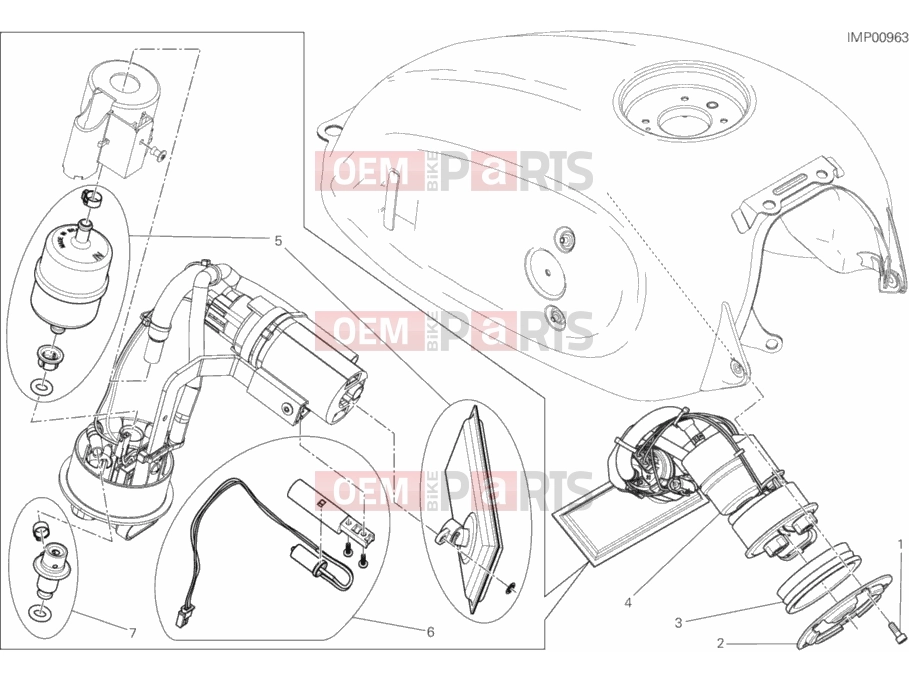 DUCATI 2017 Scrambler Icon FUEL PUMP