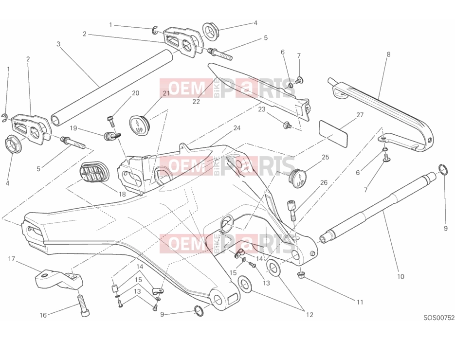 DUCATI 2017 Scrambler Icon SWINGARM