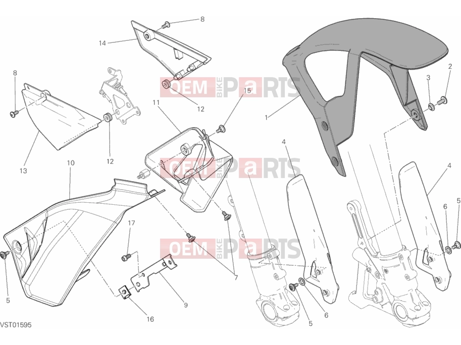 DUCATI 2017 Scrambler Icon HALF FAIRING