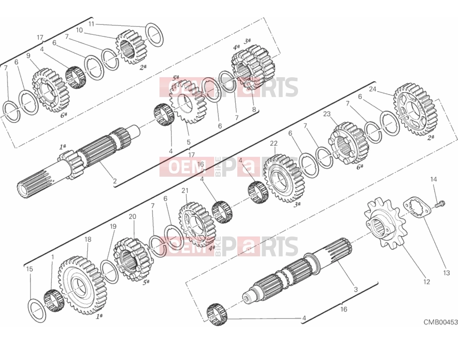 DUCATI 2017 Scrambler Icon GEAR BOX