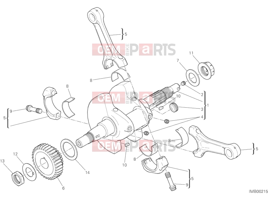 DUCATI 2017 Scrambler Icon CONNECTING RODS