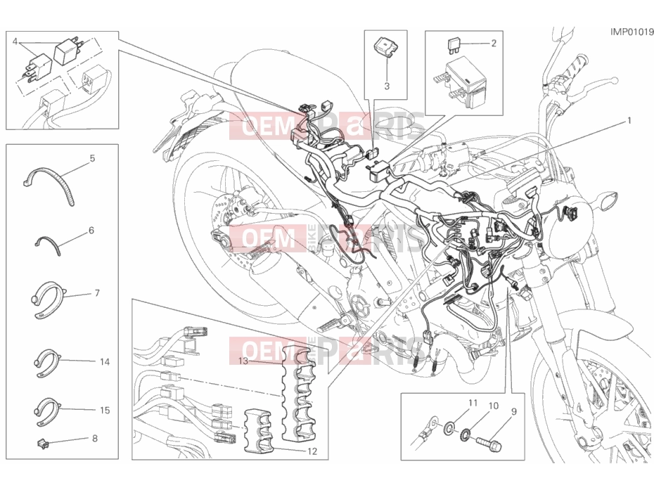 DUCATI 2017 Scrambler Icon WIRING HARNESS