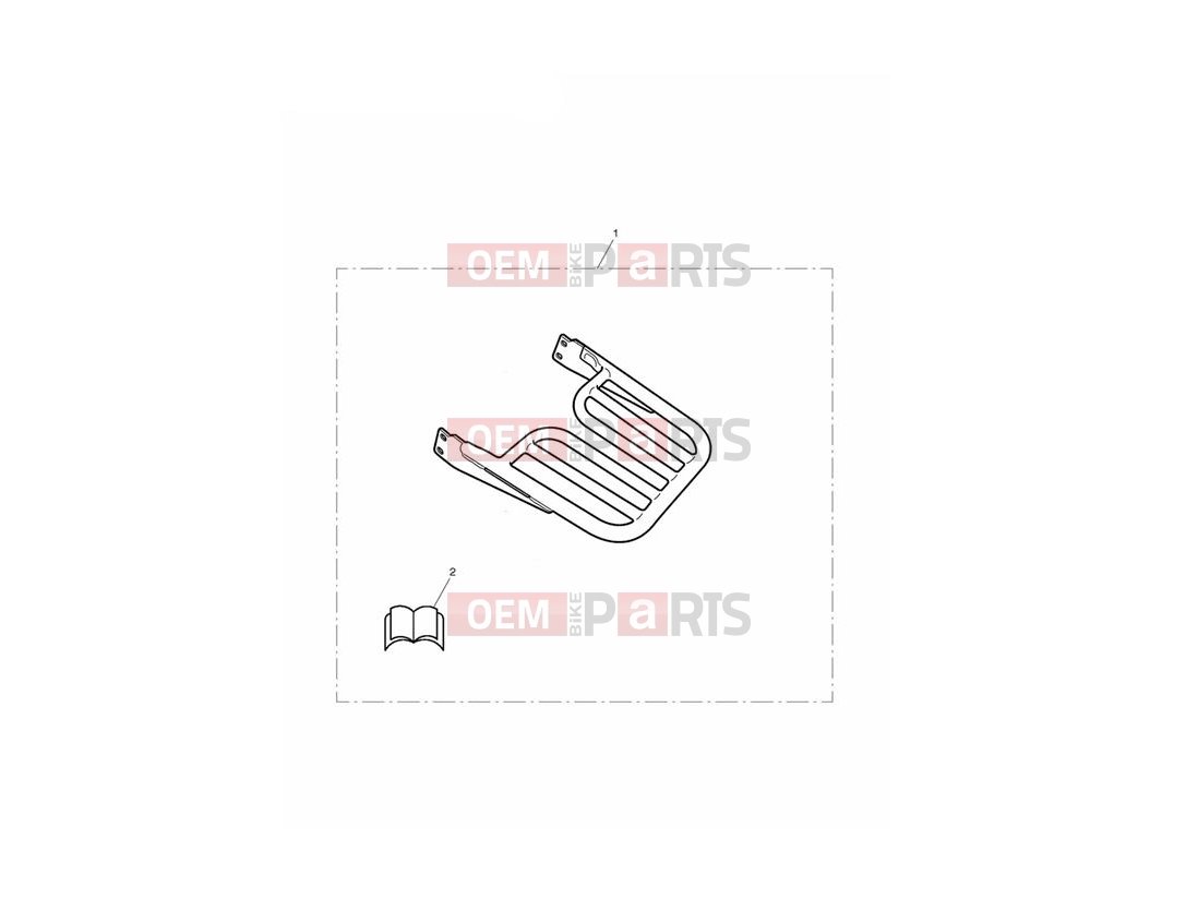 Triumph 2013 THUNDERBIRD Chrome Luggage Rack