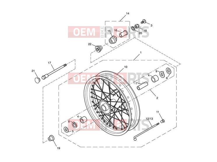 Triumph 2015 SCRAMBLER EFI Front Wheel