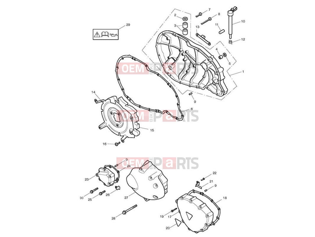Triumph 2015 SCRAMBLER EFI Engine Covers