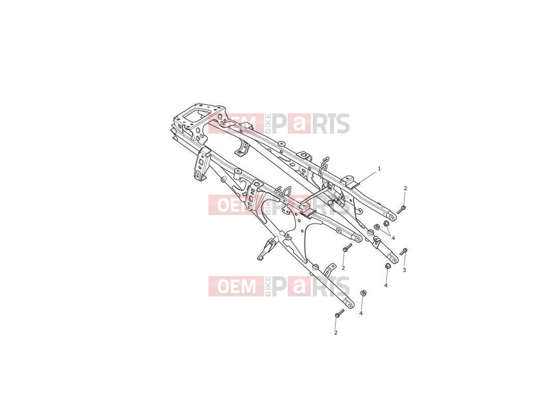 Triumph 2014 TROPHY 1215 SE Rear Subframe