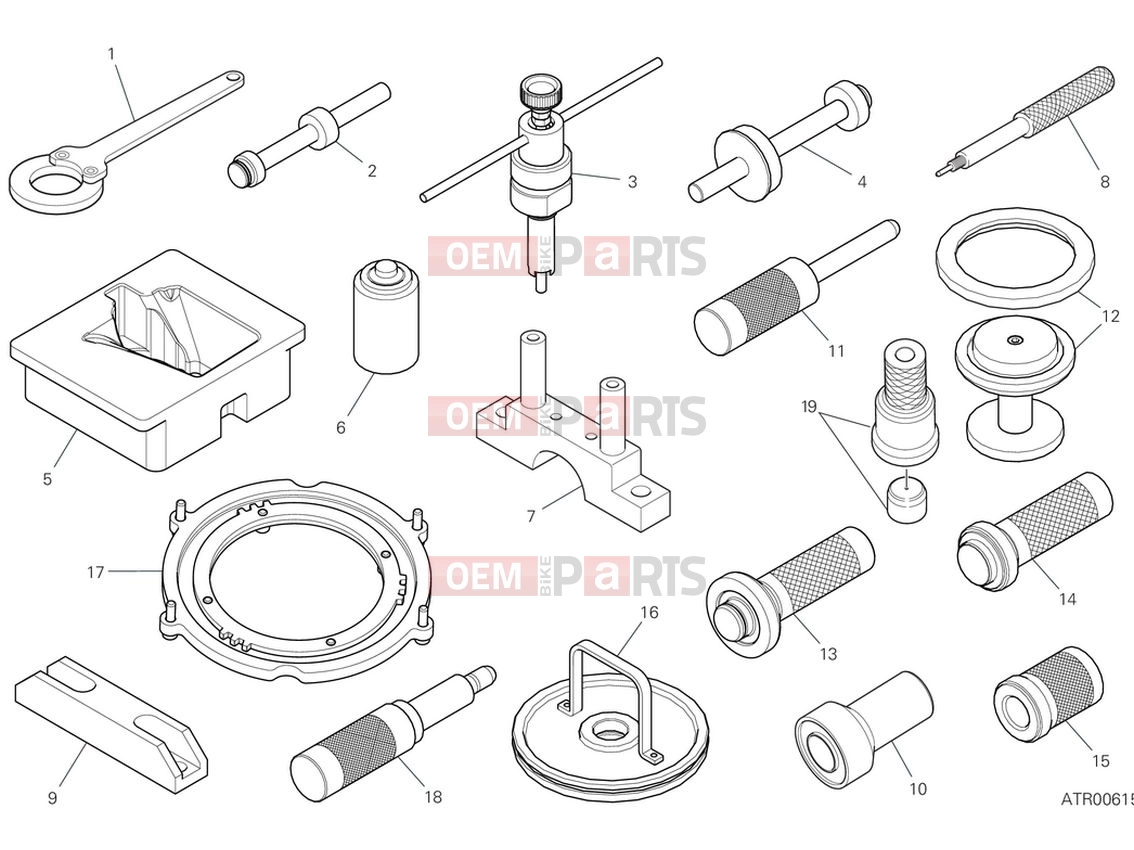 DUCATI 2024 Streetfighter V4 SP2 Workshop service tools - engine (2)