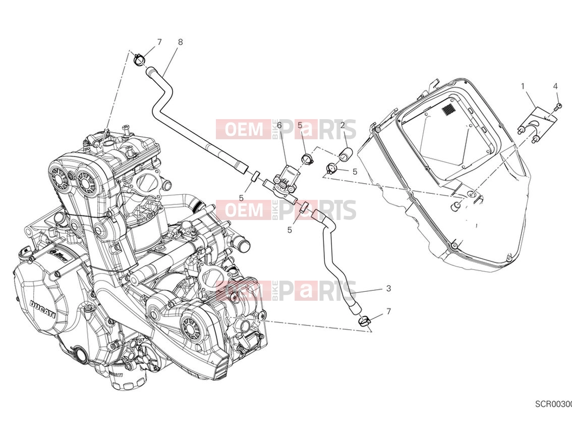 DUCATI 2024 Multistrada V2 S Secondary air system