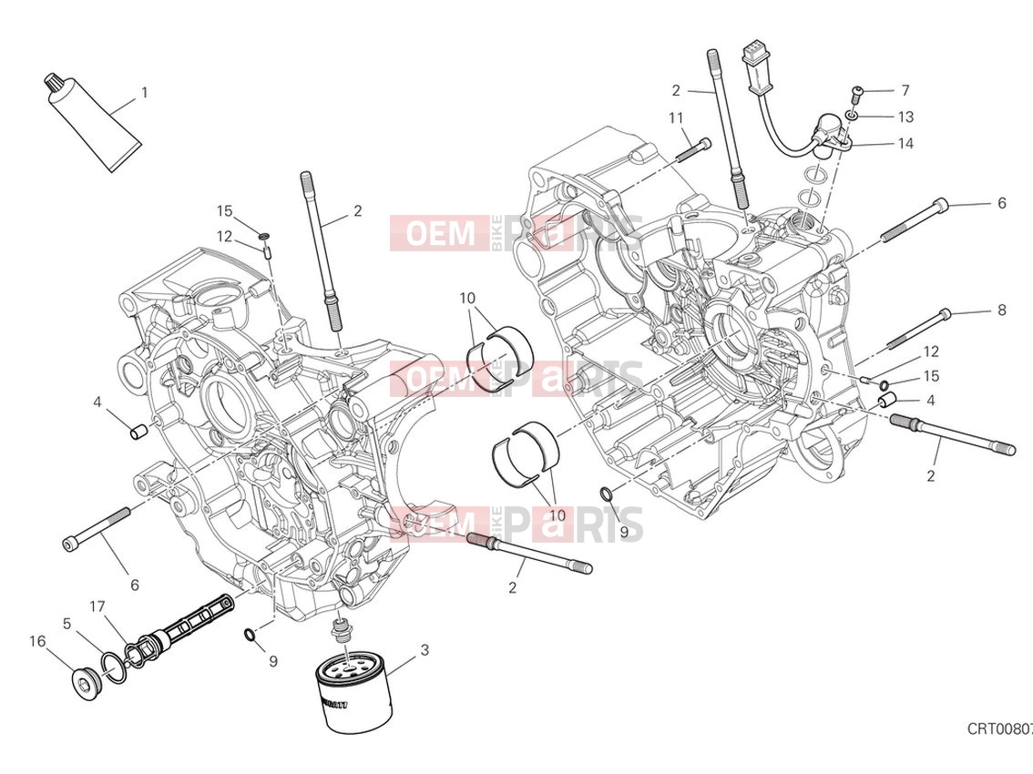 DUCATI 2024 Multistrada V2 Crankcase (2)