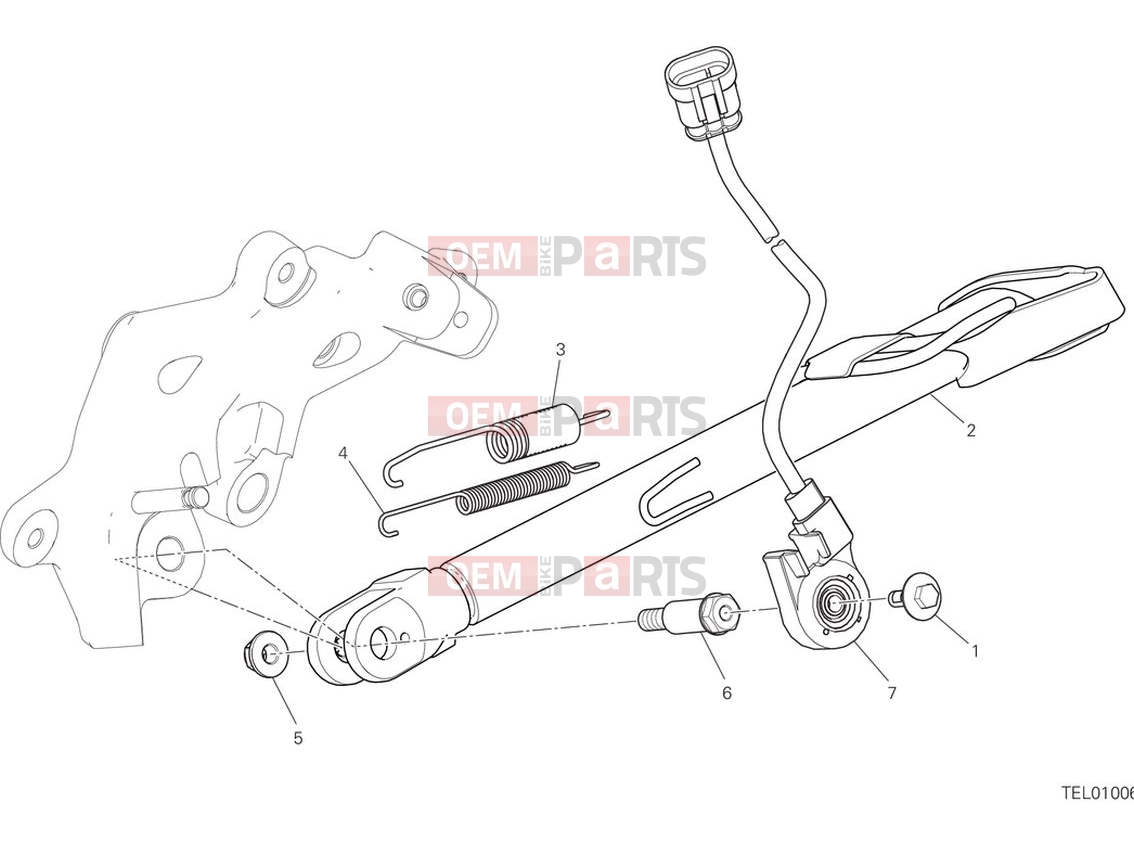 DUCATI 2024 Multistrada V2 Side stand