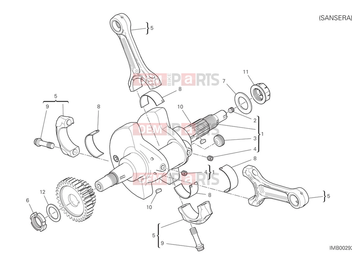 DUCATI 2024 Multistrada V2 Connecting rods