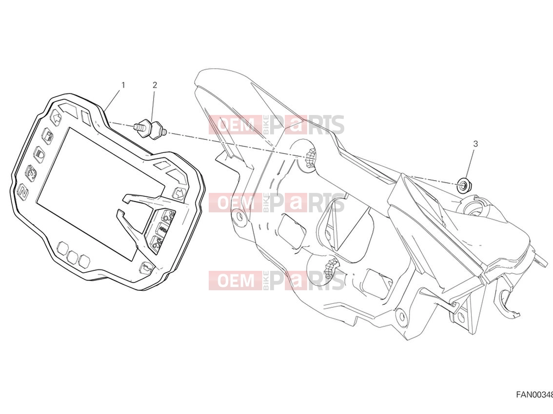 DUCATI 2024 Multistrada V2 Instrument panel