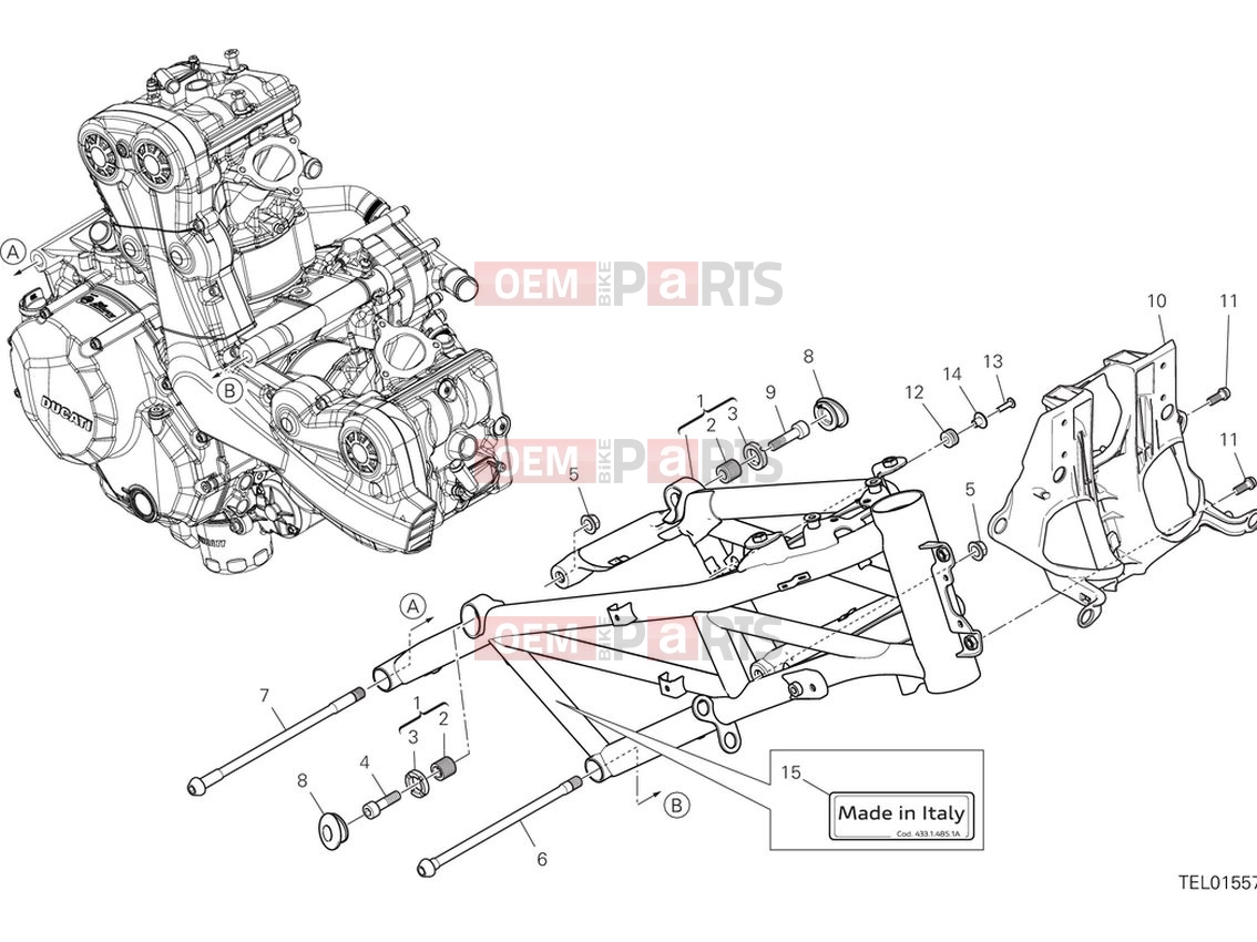 DUCATI 2024 Multistrada V2 Frame